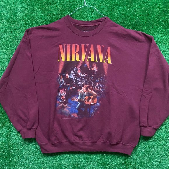 Nirvana Mtv Unplugged Crewneck Size Lxl 